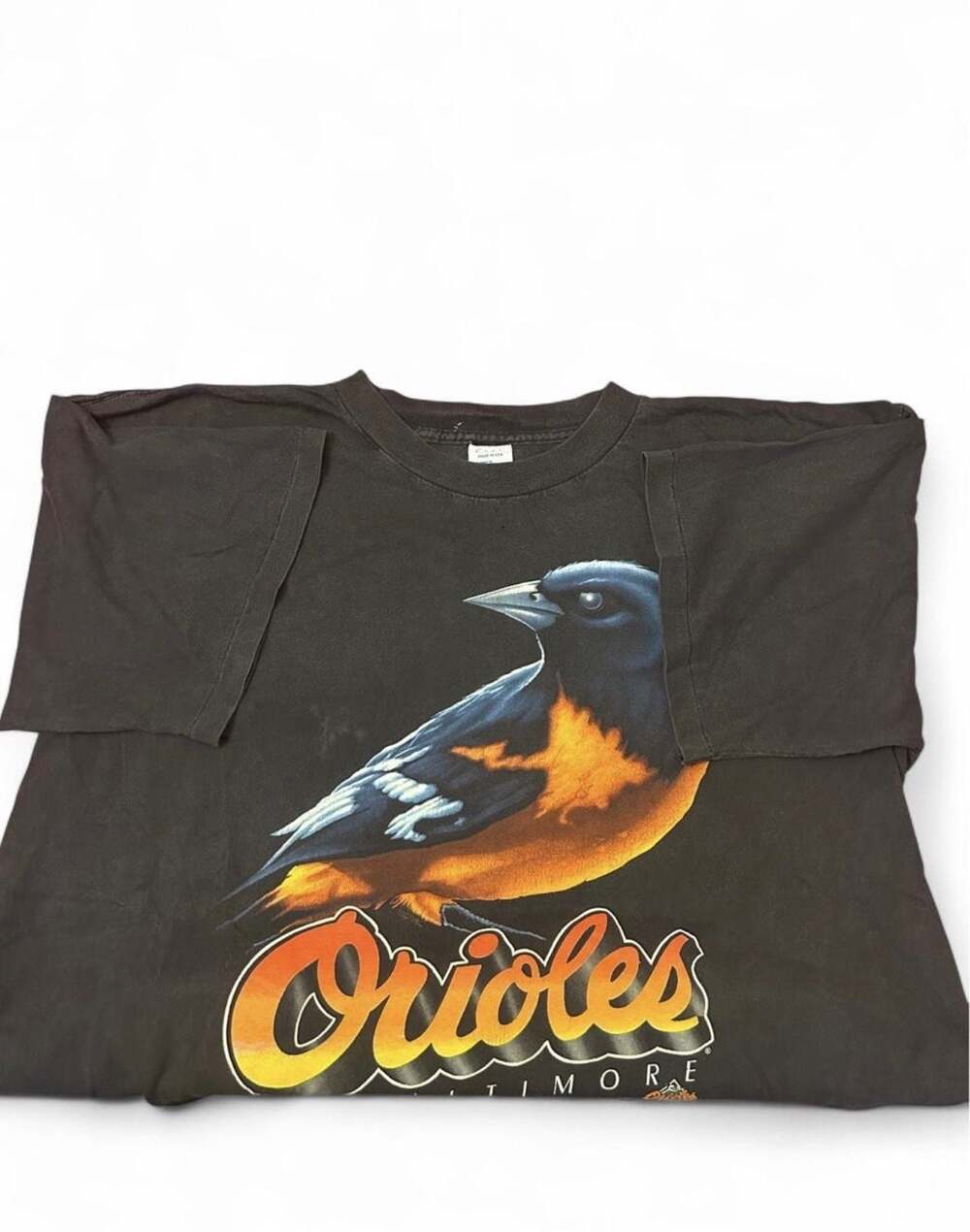 Vintage 1993 Baltimore Orioles MLB Salem Sportswear Black T-Shirt